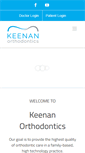 Mobile Screenshot of keenanorthodontics.com